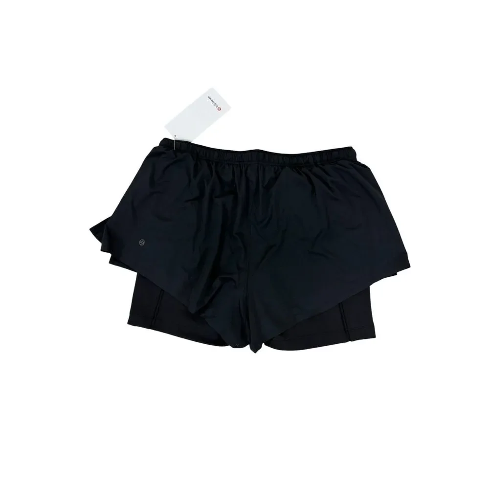 Lululemon Athletic High-Rise Running Shorts Mesh Shell 2